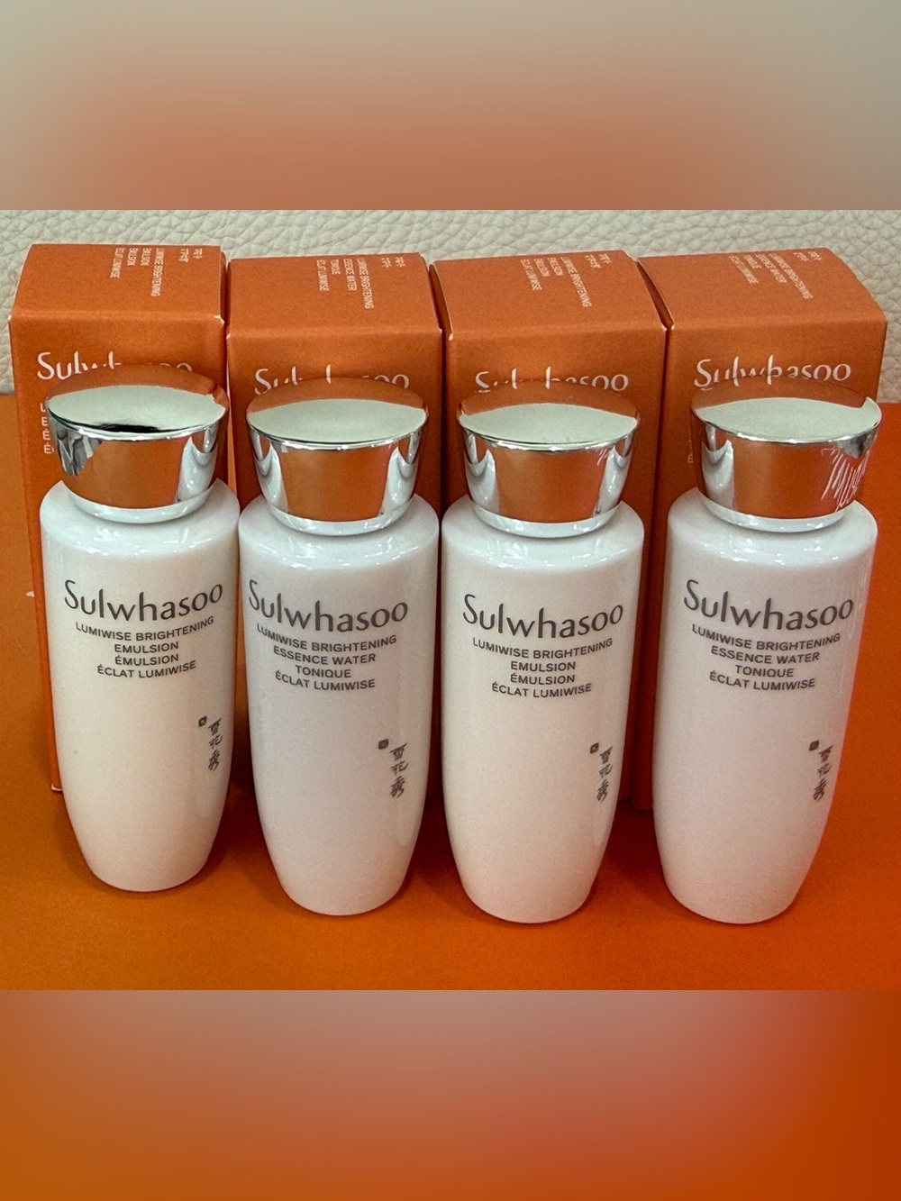 Sulwhasoo Lumiwise Brightening Essence WATER 25ml(2pcs) + EMULSION 25ml(2pcs)